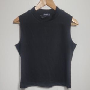 Sampeel Classic Black Sleeveless Tank Top